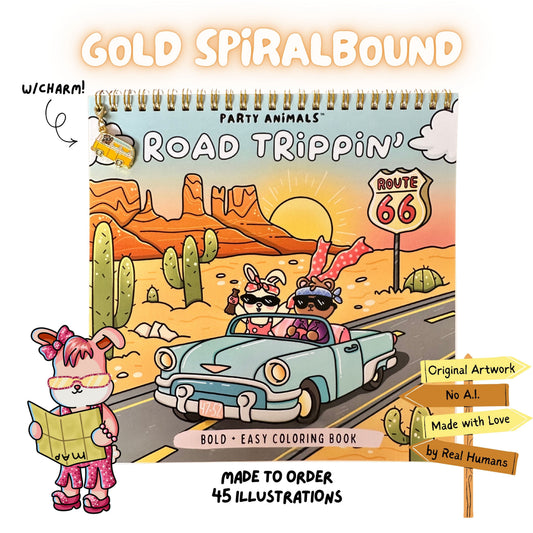 BOOK BUNDLE: Into Wanderland Special Edition + Road Trippin' Coloring Book (Spiral-bound)