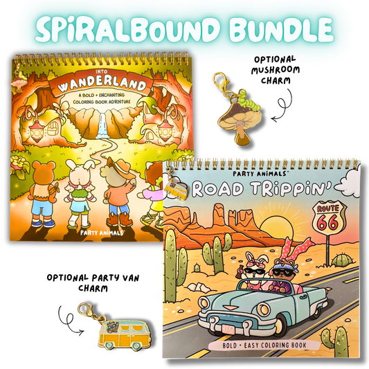 BOOK BUNDLE: Into Wanderland Special Edition + Road Trippin' Coloring Book (Spiral-bound)