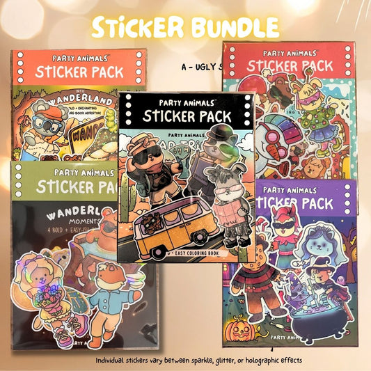Party Animals Sticker Packs