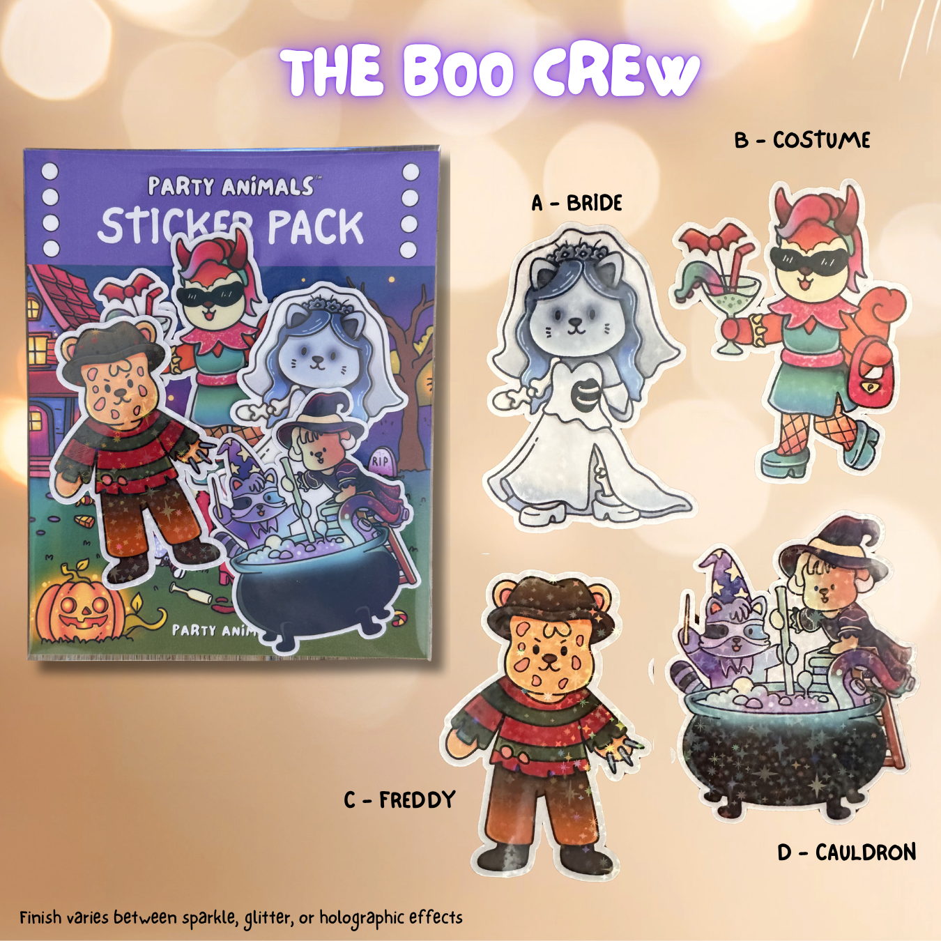 Party Animals Sticker Packs