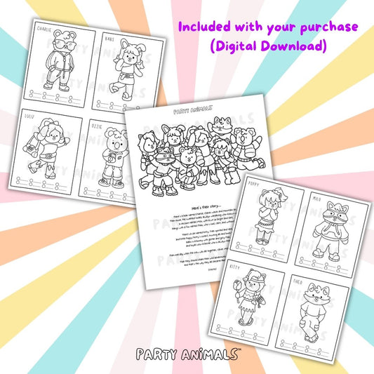 Party Animals Color Swatch Cards (Digital Download)