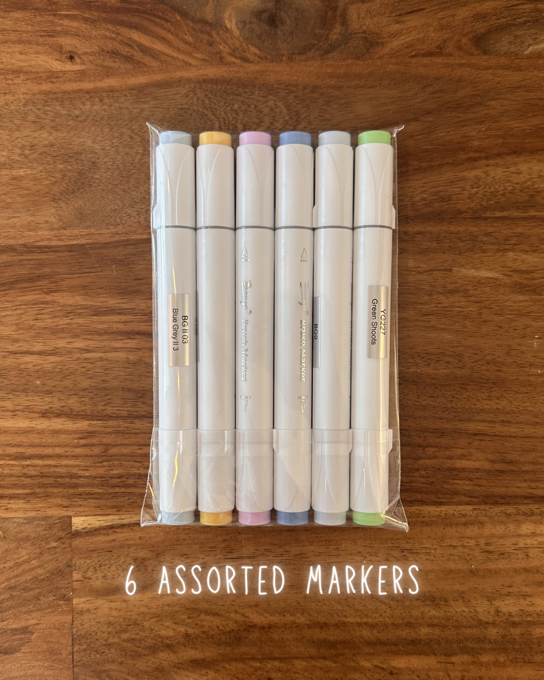 BUNDLE: Party Animals Swatch Cards + Bianyo Mystery Alcohol Marker Set – 6 or 12 Pack Dual Tip Markers
